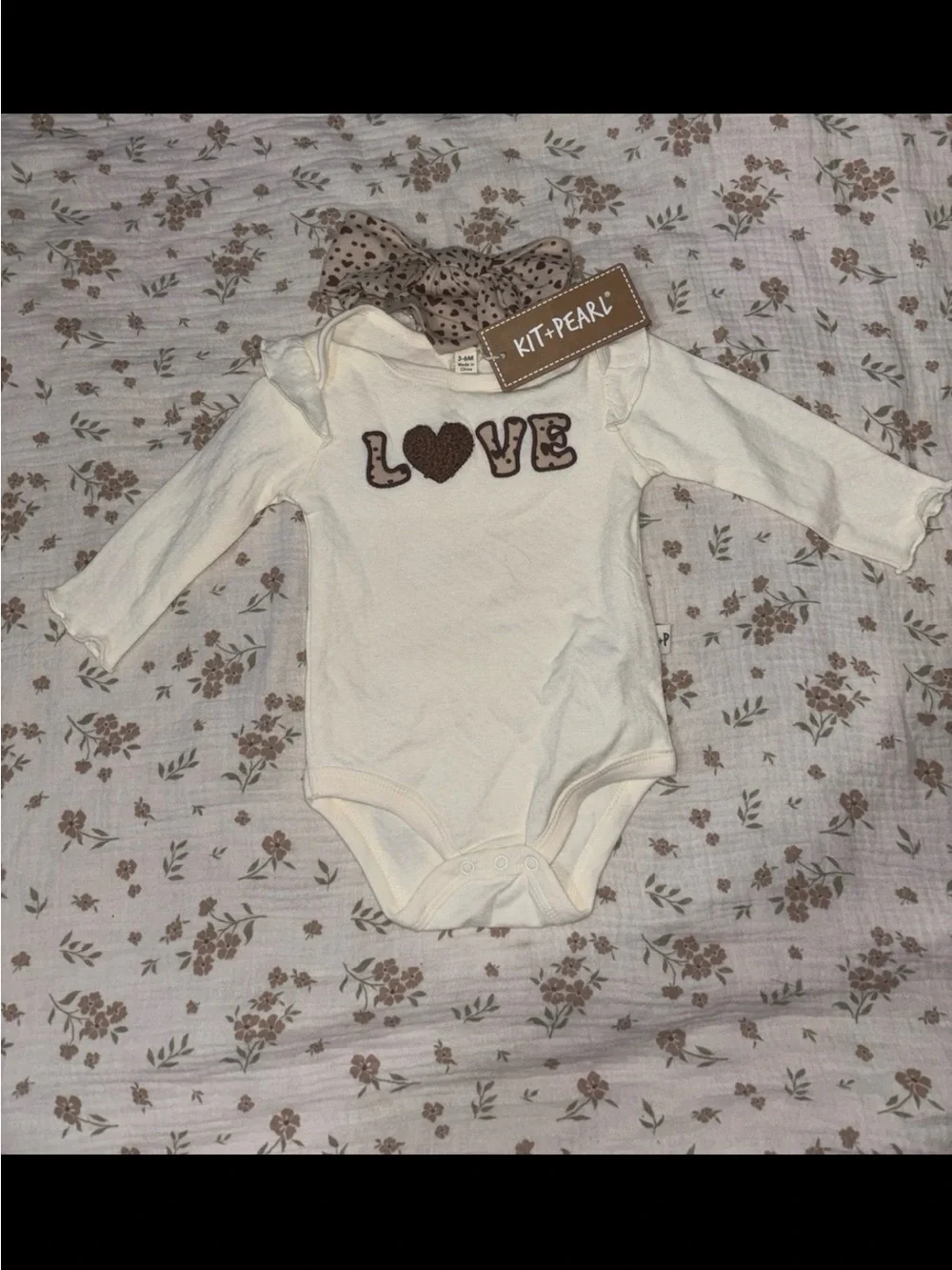 NWT Kit+Pearl Onesies